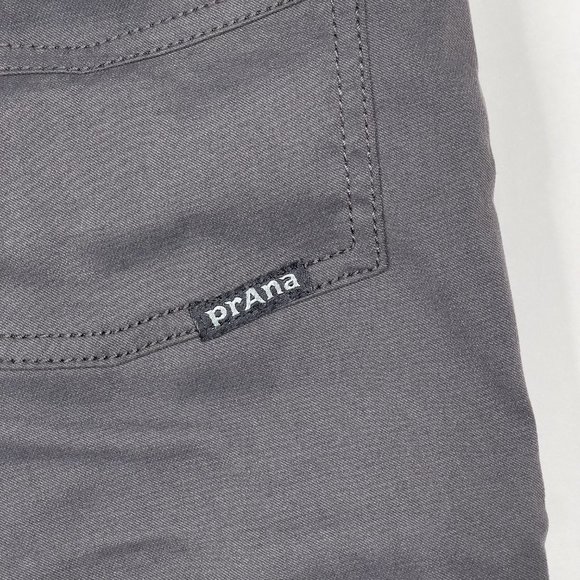 NWT prAna Brion Short 11" Inseam 28 Charcoal Abrasion Resistant Reinforced Rivet - Picture 9 of 16